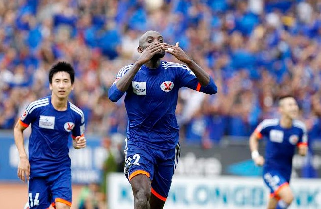 Niềm vui chiến thắng của các cầu thủ Than Quảng Ninh - Ảnh: Gia Hưng