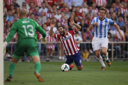 Bị Malaga cầm hòa, Atletico không thể đăng quang sớm - 1 Atletico bất lực trong việc giành 3 điểm trước Malaga