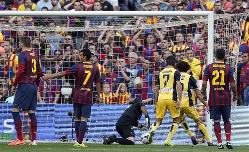 Atletico Madrid: Nhà vô địch vĩ đại của bóng đá Tây Ban Nha - 2 Vượt qua khó khăn, Atletico đã không gục ngã trong 90 phút ở Nou Camp