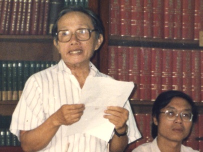 Tự sự nhỏ về một người thầy lớn - Giáo sư Lê Đình Kỵ - 1 Giáo sư Lê Đình Kỵ (Ảnh: Vietnamnet)