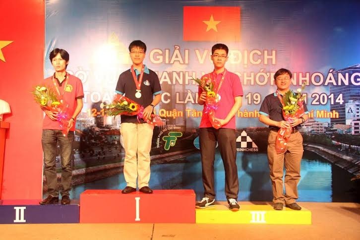 Quang Liêm đoạt 1 HCV, 1 HCB ở giải cờ nhanh - cờ chớp quốc gia