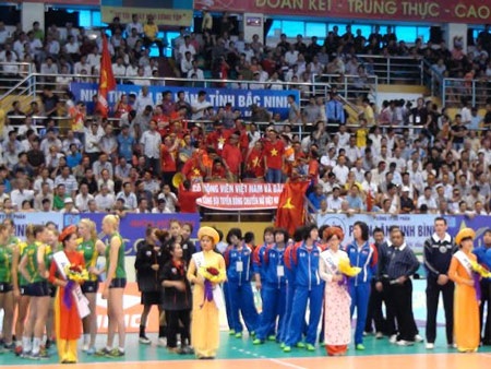 Khai mạc giải Bóng chuyền nữ quốc tế VTV Cup 2014 - 1 Khai mạc giải Bóng chuyền nữ quốc tế VTV Cup 2014