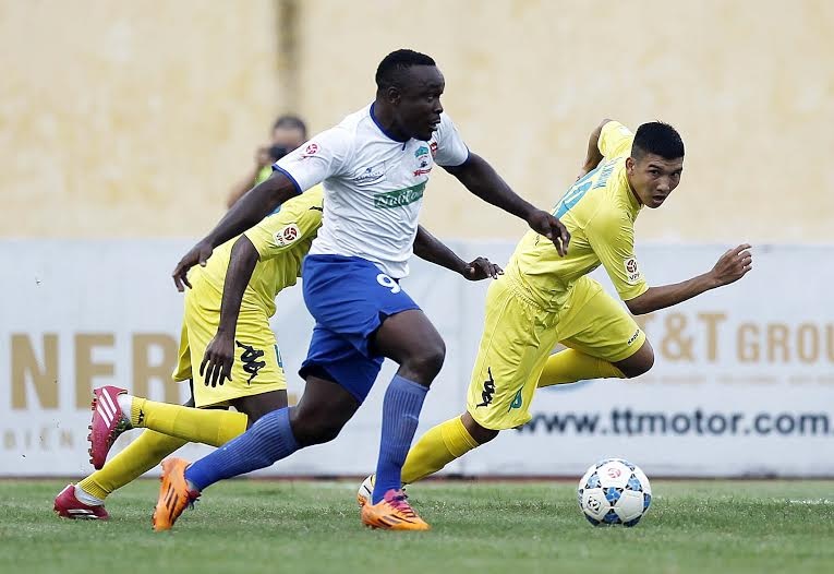 Hà Nội T&T ngược dòng giành chiến thắng chung cuộc - Ảnh: Gia Hưng