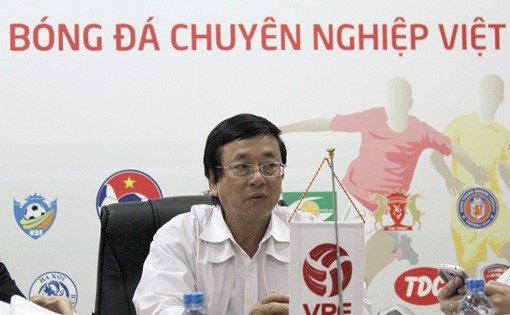 VPF lên kế hoạch chống tiêu cực ở 2 vòng đấu cuối V-League - 1 Tổng giám đốc (TGĐ) VPF ông Phạm Ngọc Viễn