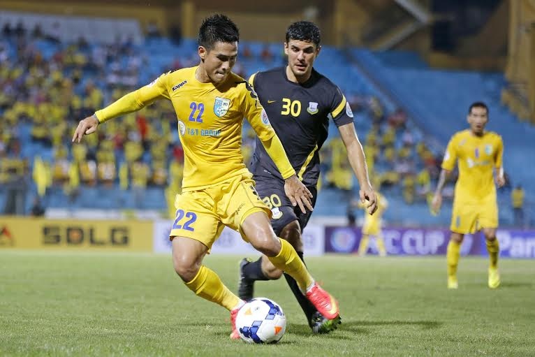 Đội chủ nhà đã nhận thất bại sát nút trên sân nhà - Ảnh: Gia Hưng