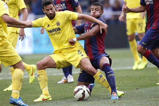 Barcelona nhọc nhằn đánh bại Villarreal tại El Madrigal - 1 Barcelona đã gặp khá nhiều kŨó khăn ở đầu trận