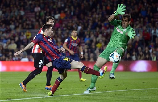 Niềm hy vọng của Barcelona lại được đặt lên vai Messi