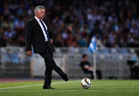 Nhìn lại 90 phút Real Madrid thảm bại ở xứ Basque - 8 HLV Ancelotti bực tức bởi sự chùng xuống trong lối chơi của các học trò
