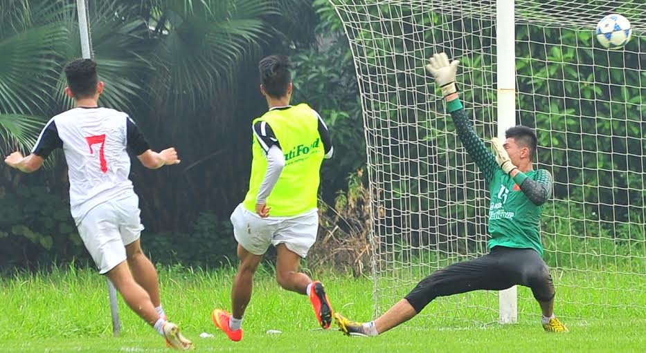 U19 Việt Nam đang khá hưng phấn - Ảnh: Gia Hưng