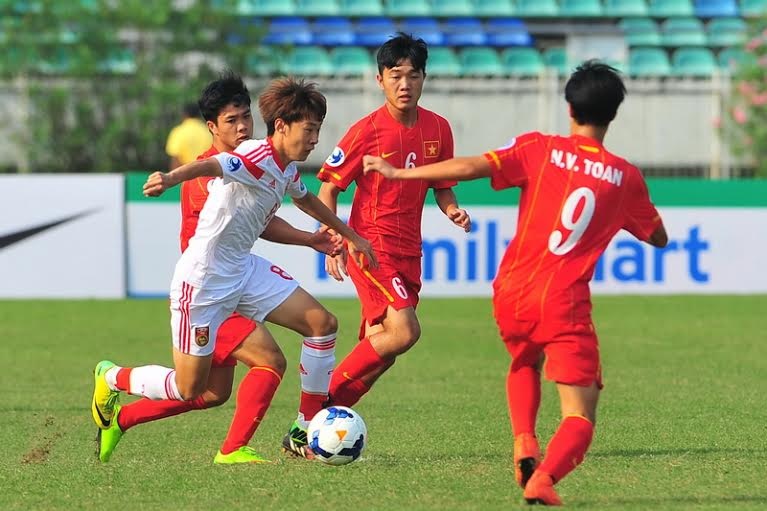 U19 Trung Quốc đã thi đấu dưới cơ hoàn toàn