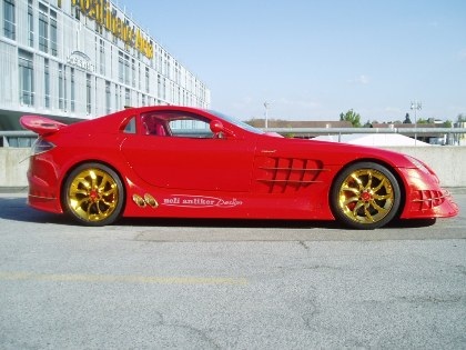 SLR McLaren đỏ mạ vàng - “Ác mộng” của Mercedes - 8 SLR McLaren đỏ mạ vàng - “Ác mộng” của Mercedes - 8