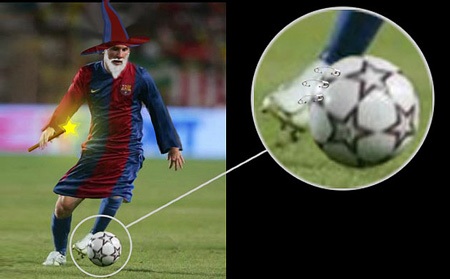 Chùm ảnh hài hước về “Phù thủy” Lionel Messi - 1 Chùm ảnh hài hước về “Phù thủy” Lionel Messi - 1