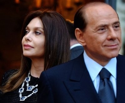 Vợ Thủ tướng Italia Berlusconi ly dị chồng - 1 Vợ Thủ tướng Italia Berlusconi ly dị chồng - 1