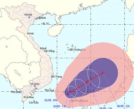 Bão số 1 gây gió giật cấp 12 trên biển Đông - 1 Bão số 1 gây gió giật cấp 12 trên biển Đông - 1