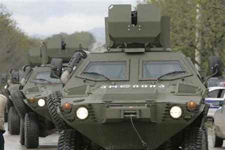 Chùm ảnh: Gruzia triển khai tăng thiết giáp dẹp binh biến - 4