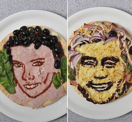 Chùm ảnh: Bánh pizza "ăn theo" người nổi tiếng  - 2