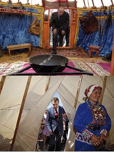 Putin - Medvedev: Những bức ảnh trùng hợp “kỳ lạ” - 14 Putin - Medvedev: Những bức ảnh trùng hợp “kỳ lạ” - 14