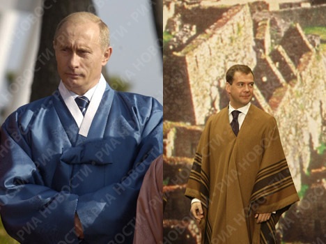 Putin - Medvedev: Những bức ảnh trùng hợp “kỳ lạ” - 4 Putin - Medvedev: Những bức ảnh trùng hợp “kỳ lạ” - 4