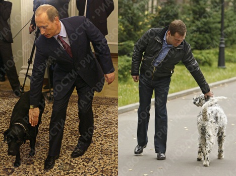 Putin - Medvedev: Những bức ảnh trùng hợp “kỳ lạ” - 11 Putin - Medvedev: Những bức ảnh trùng hợp “kỳ lạ” - 11