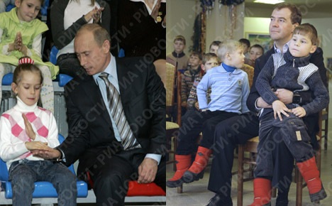 Putin - Medvedev: Những bức ảnh trùng hợp “kỳ lạ” - 7 Putin - Medvedev: Những bức ảnh trùng hợp “kỳ lạ” - 7