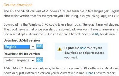 Nâng cấp từ Windows 7 Beta lên Windows 7 RC - 1 Nâng cấp từ Windows 7 Beta lên Windows 7 RC - 1