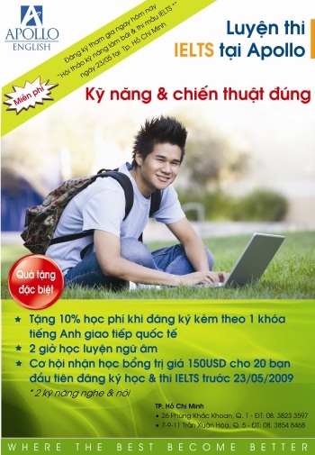 Học luyện thi IELTS với Apollo - 1 Học luyện thi IELTS với Apollo - 1
