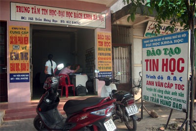 Sẽ tổng kiểm tra các trung tâm ngoại ngữ - tin học - 1 Sẽ tổng kiểm tra các trung tâm ngoại ngữ - tin học - 1