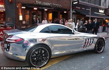 Thêm một chiếc Mercedes SLR McLaren mạ crôm - 4