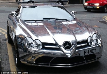 Thêm một chiếc Mercedes SLR McLaren mạ crôm - 2