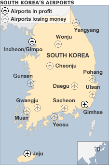 Những sân bay “ma” ở Hàn Quốc - 1 Những sân bay “ma” ở Hàn Quốc - 1