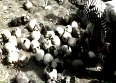 Ấn Độ: Phát hiện rùng rợn về 98 đầu lâu trong một hồ cạn - 1