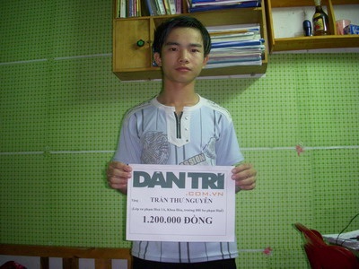 Quỹ Nhân ái đến với sinh viên nghèo Trần Thư Nguyên - 1 Quỹ Nhân ái đến với sinh viên nghèo Trần Thư Nguyên - 1