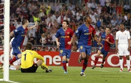 Khuất phục MU, Barca vô địch Champions League - 2 Khuất phục MU, Barca vô địch Champions League - 2