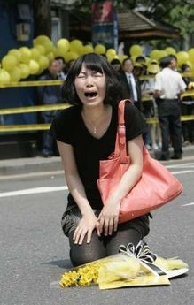 Chùm ảnh: Biển người khóc thương cựu Tổng thống Hàn Quốc - 7