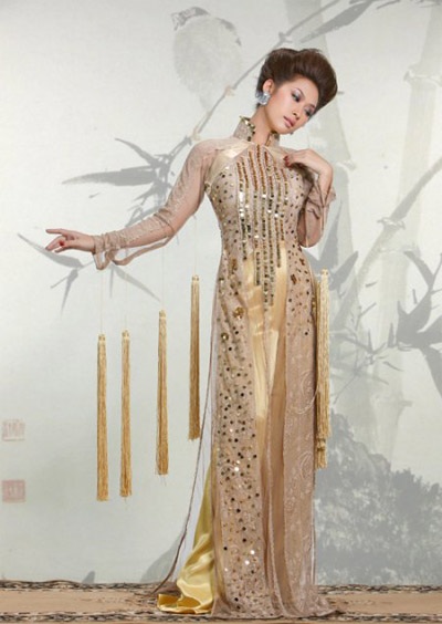 Võ Việt Chung mang áo dài đến Hội chợ thời trang Hàn Quốc - 9 Võ Việt Chung mang áo dài đến Hội chợ thời trang Hàn Quốc - 9