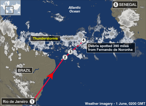 Vụ máy bay Pháp mất tích: Tìm thấy các mảnh vụn trên biển - 1 Vụ máy bay Pháp mất tích: Tìm thấy các mảnh vụn trên biển - 1