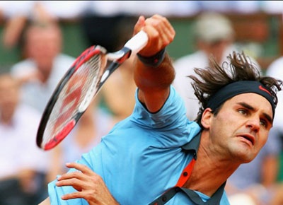 Federer lọt vào bán kết, Serena thua tức tưởi - 1 Federer lọt vào bán kết, Serena thua tức tưởi - 1