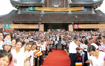 Ngọc xá lợi đã đến ngôi chùa lớn nhất Việt Nam - 1