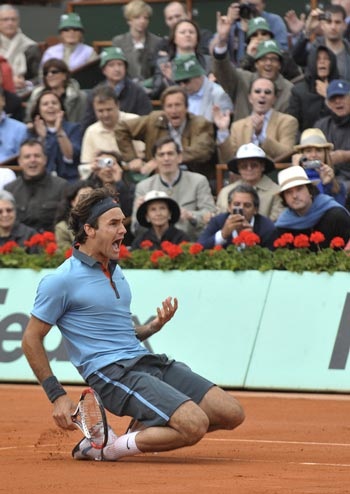 Federer và những phút giây đáng nhớ trong trận chung kết Roland Garros 2009 - 6 Federer và những phút giây đáng nhớ trong trận chung kết Roland Garros 2009 - 6