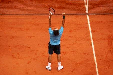 Federer và những phút giây đáng nhớ trong trận chung kết Roland Garros 2009 - 5 Federer và những phút giây đáng nhớ trong trận chung kết Roland Garros 2009 - 5