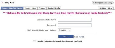 Các “ngôi nhà mới” cho blogger Yahoo! 360 - 8 Các “ngôi nhà mới” cho blogger Yahoo! 360 - 8
