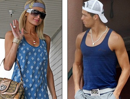Paris Hilton “quấn” lấy Cristiano Ronaldo - 1 Paris Hilton “quấn” lấy Cristiano Ronaldo - 1