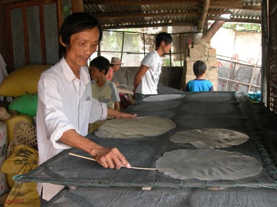 Chùm ảnh: Về làng bánh tráng Đại Lộc - 7 Chùm ảnh: Về làng bánh tráng Đại Lộc - 7