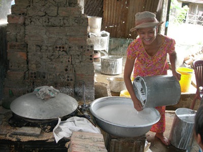 Chùm ảnh: Về làng bánh tráng Đại Lộc - 1 Chùm ảnh: Về làng bánh tráng Đại Lộc - 1