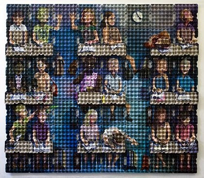 Vẽ chân dung trên hộp đựng trứng - 9