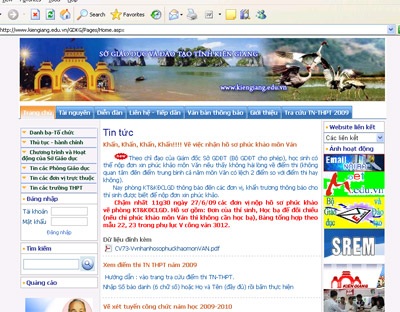 Sở GD-ĐT Kiên Giang có thông báo khẩn phúc khảo môn Văn  - 1