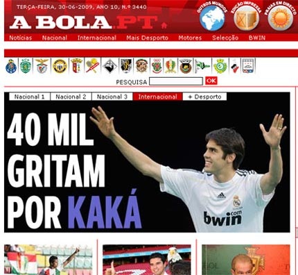 Kaka, “ông Vua” tại Real Madrid trong mắt giới truyền thông - 3 Kaka, “ông Vua” tại Real Madrid trong mắt giới truyền thông - 3