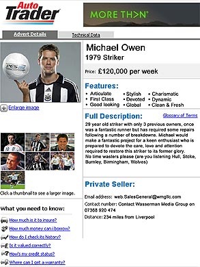 Ảnh châm biếm về “kiếp đời thừa” của Michael Owen - 7