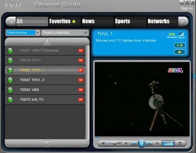 TVUPlayer - Truyền hình trực tuyến hỗ trợ kênh tiếng Việt - 5 TVUPlayer - Truyền hình trực tuyến hỗ trợ kênh tiếng Việt - 5