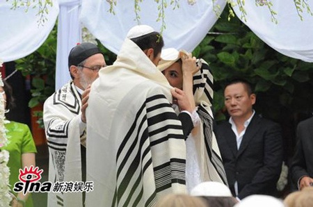 Chùm ảnh: Đám cưới của Lưu Diệp và cô dâu ngoại quốc - 5